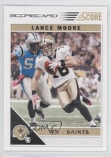 2011 Score Scorecard Lance Moore #182 0b6