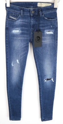 DIESEL Slandy 089AI Damen Jeans W25/L32 Super Skinny Baumwolle