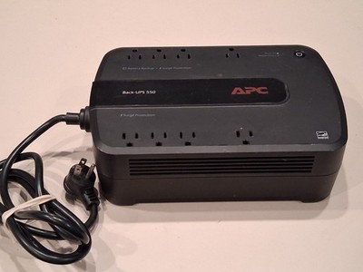 APC BACK-UPS 550 BATTERY BACKUP & SURGE PROTECTION - 8 OUTLETS - NO BATTERY