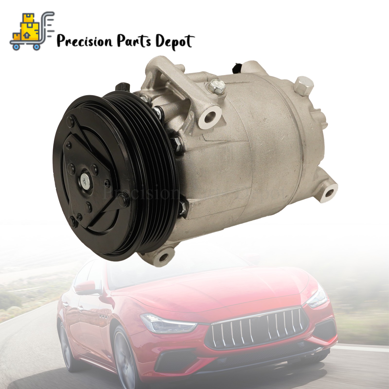Fits Maserati Ghibli Newer Quattroporte Levante 3.0L Only A/C Compressor 333332