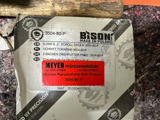 Neues Bison Präzisions 3 Backen Drehfutter 3504-80 Futter Maschine Drehbank Indu