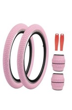 20 X 2.125 Bike Tire 20 Inch Tires Kids 20x2.125 Inch 2 Tires2 Levers Pink