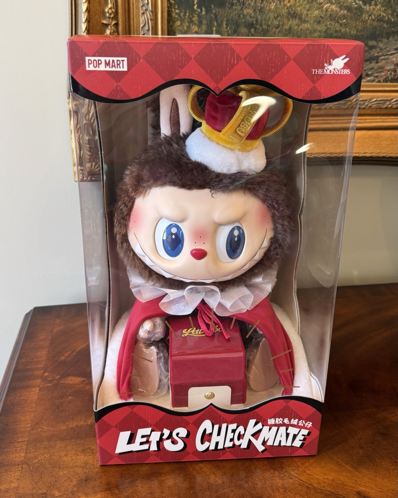 NIB Pop Mart The Monsters Labubu Let's Checkmate Series Vinyl Plush Doll