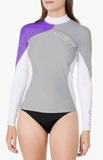 Aqua Lung Women's Rashguard Long Sleeves SPF 50 Size Medium