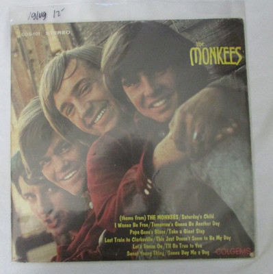 THE MONKEES DEBUT ALBUM VG/VG LP L1