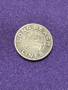 Long Beach Lines Long Beach, California Transit Token