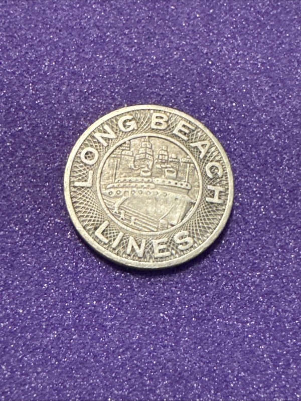 Long Beach Lines Long Beach, California Transit Token