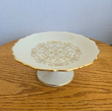Lenox Pedestal Mini Compote Dish 24K Gold Trim 5 Inches Candy Dish