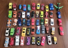 Hot Wheels Matchbox Die-cast Lot Of 54 Cars Vehicles Trucks Vans