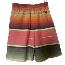 Aviator Nation Tulum Sweatshorts Kids Shorts Boys Girls Size 6 Pink Multicolor