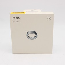 Oura Ring 4 Smart Ring Activity Tracker Size 12 Brushed Silver JZ90-54220-12