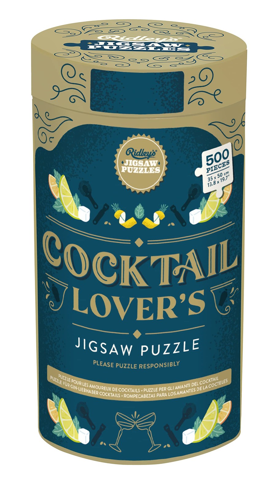 Пазл Ridleys JIG067 для любителей коктейлей mit 500 Teilen Мехрфарбиг 4490₽
