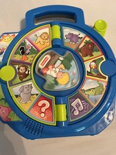 Fisher-Price Little People World Of Animals See 'n Say Pull Spin Classic WORKS