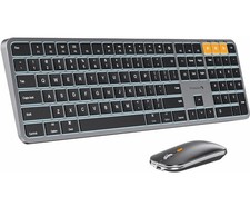 ProtoArc KM100-A Backlit Bluetooth Keyboard and Mouse Combo for Mac