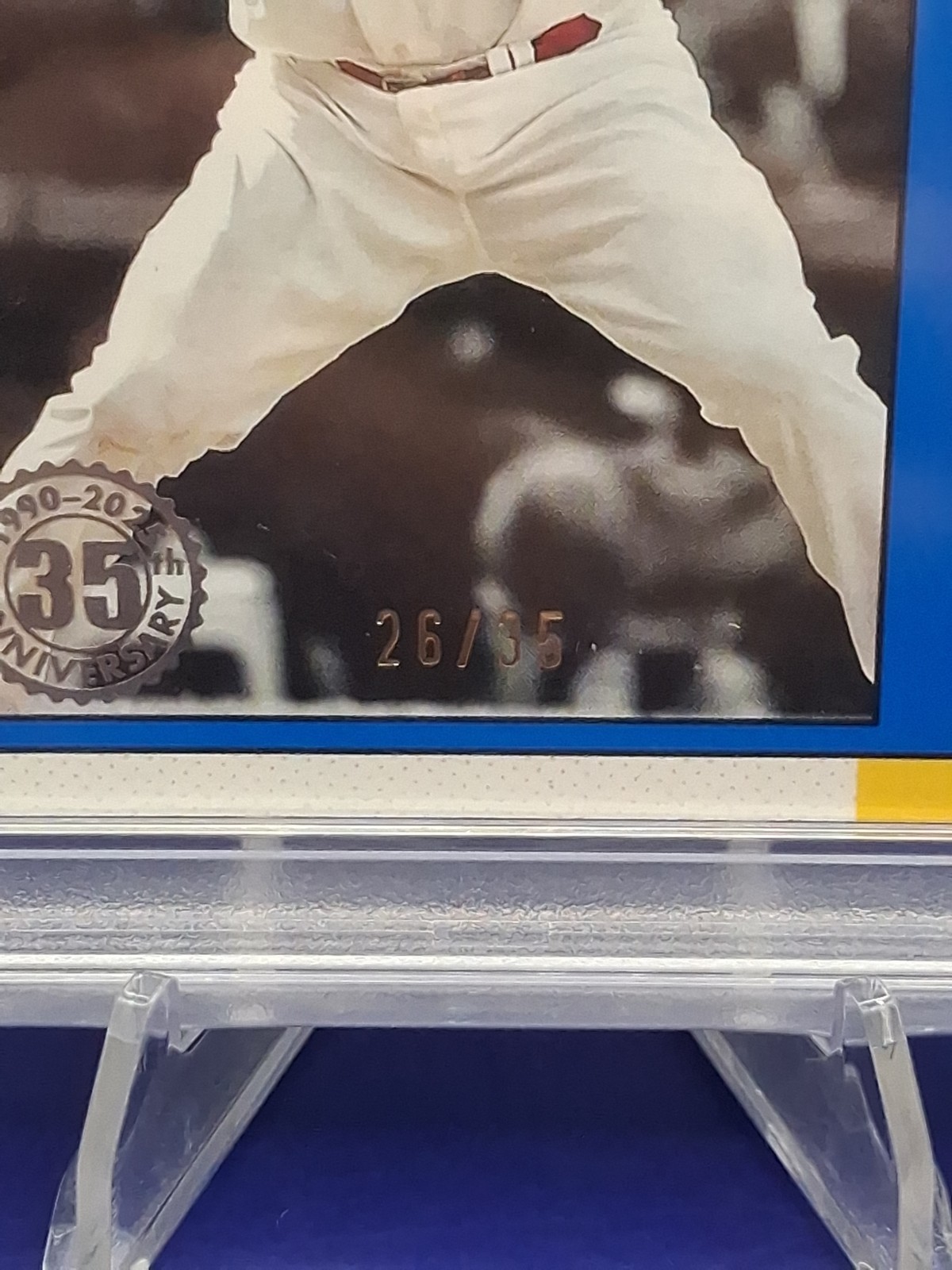 2025 Topps Albert Pujols 1990 Topps All-Star "No Name" /35 PSA 9 view 2