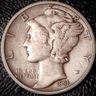1931 S Mercury Dime - VF - 90% Silver Winged Liberty 10C