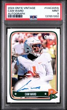 2024 Onyx Vintage On Card Cam Ward Auto #VACAWA PSA 9 SB6-50