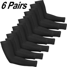 UV Sun Protection Arm Sleeves Cooling Stretch Covers for Cycling Driving Sports