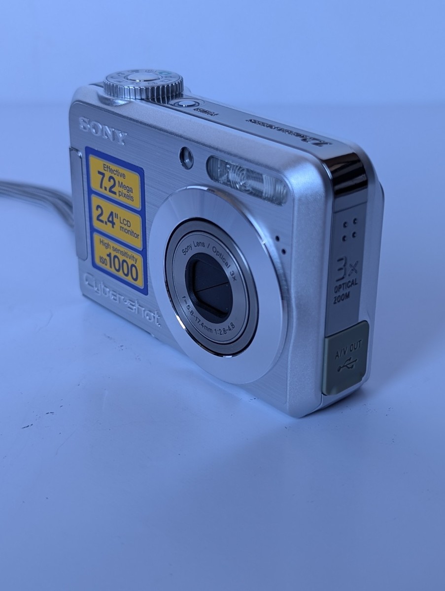 Sony Cyber-shot DSC-S700 7.2MP Digital Camera - Silver for sale
