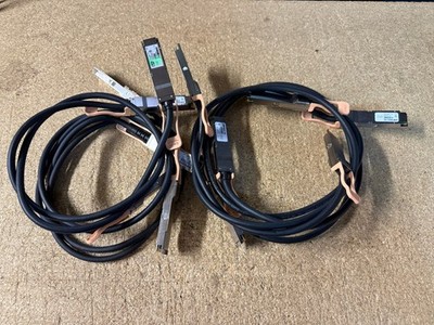 6 x CISCO QSFP-H40G-CU1M 40GBASE-CR4 Cable 37-1322-03 w/ HOLO LOT 6