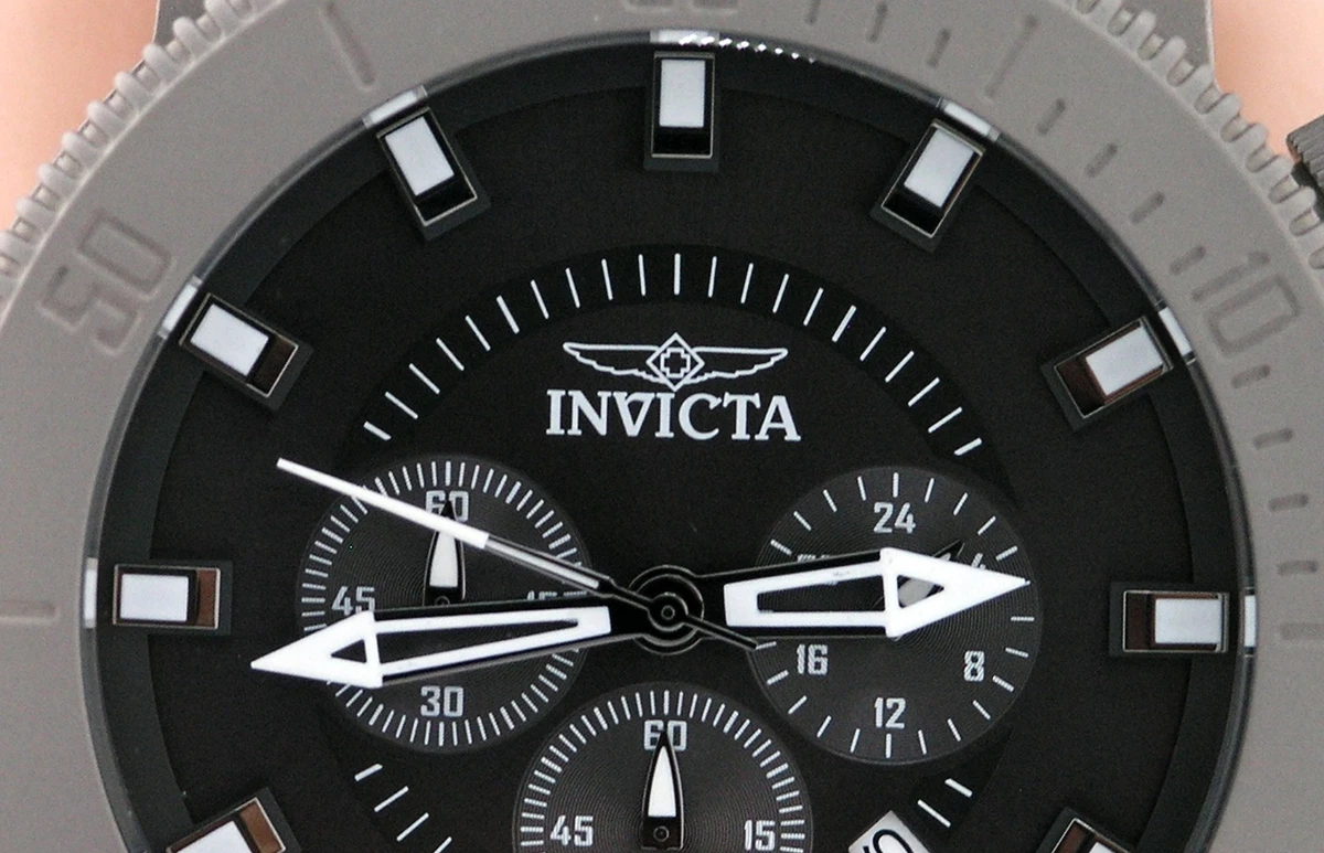 NUEVO RELOJ CRONÓGRAFO INVICTA 48221 COALITION FORCES TODO TITANIO NEGRO 51MM G