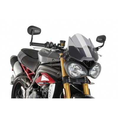 PUIG PARE - BRISE NAKED N.G. SPORT POUR TRIUMPH SPEED TRIPLE RS 19-20 FUMEE CLAI