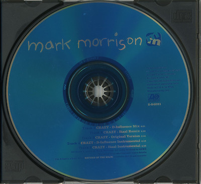 MARK MORRISON Crazy (1995 U.S. 5 Track CD Single)