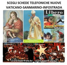 SCEGLI SCHEDE TELEFONICHE NUOVE VATICANO-SAN MARINO-INFOSTRADA agg 12/12/25