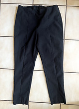 CHICO S So Slimming Black Stretch Pull On Rayon Blend Ankle Pants Size M/10