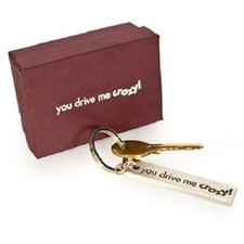 You Drive Me Crazy Keyring Keychain Vilmain Gift Boxed Pewter Made in USA