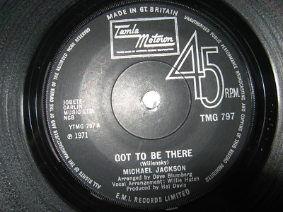 Michael Jackson Single 7''  Got to be there, Tamla Motown 1971