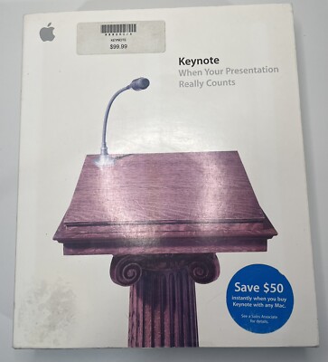 Apple Presentation Software Keynote 2003 Mac M8820Z/A
