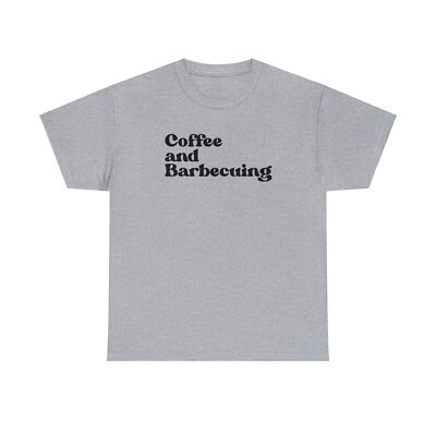 Barbecuing Barbecue 1970s BBQ Shirt Gifts Tshirt Tee Crew Neck Quotes Men Unisex