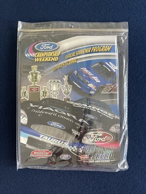 4 Mint   1st Ford Championship Weekend Homestead NASCAR Program November 14 2002