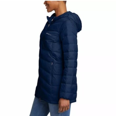 Eddie Bauer Womens EB650 Down Lightweight Chevron Puff Jacket