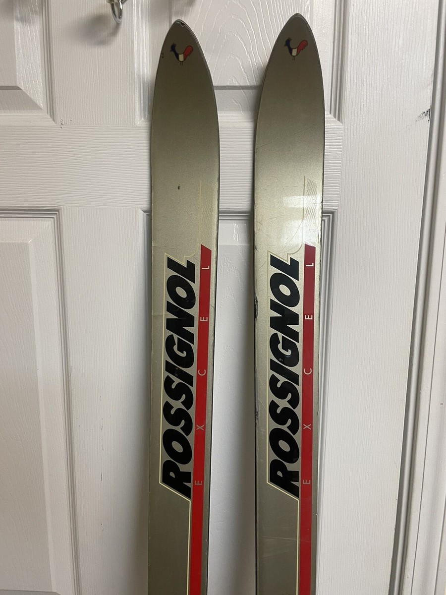 Vintage Rossignol Skis with Bindings Excel R500 See pics + Vintage Rossignol Skis with Bindings Excel R500 See pics +