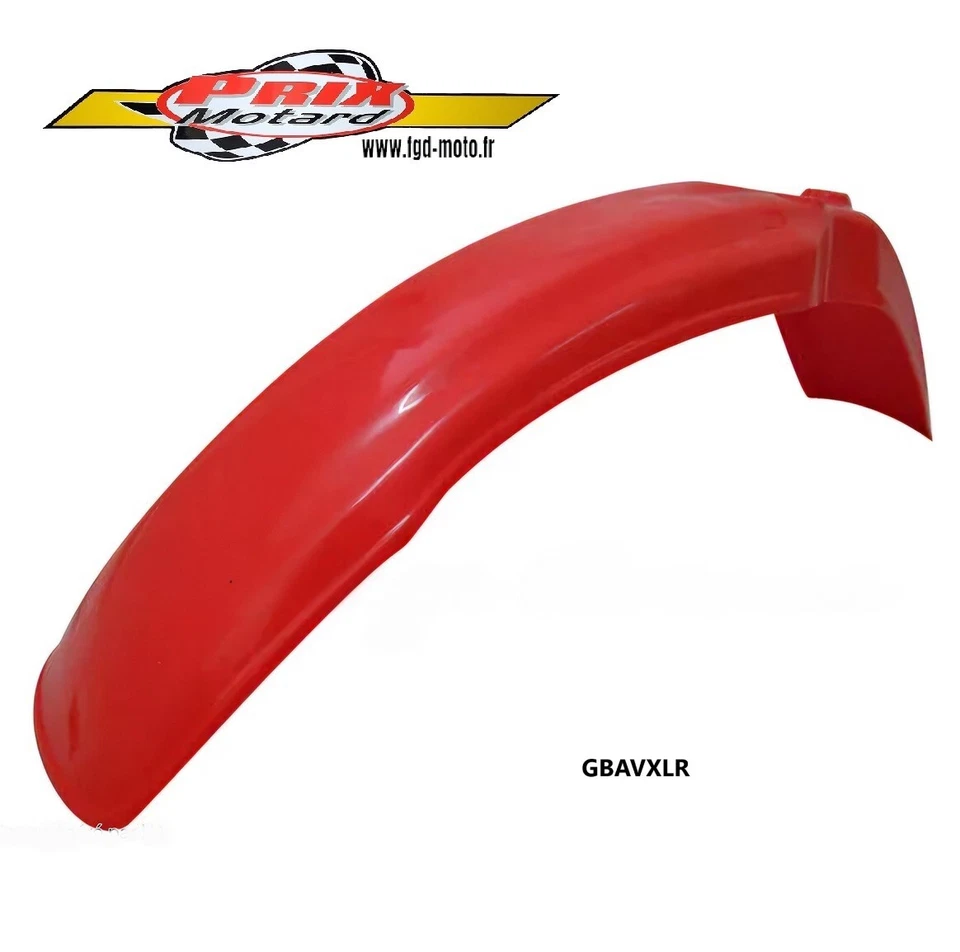 HONDA XL 185 GARDE BOUE AVANT ROUGE - Photo 1/4