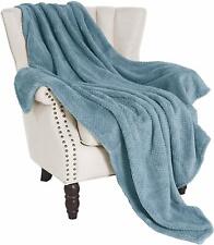 King Slate Northpoint 73248 Baroque Velvet Plush Blanket 