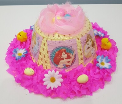 Handarbeit Magic Disney Prinzessin Ostern Haube Party Hut Blumen Mädchen