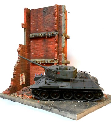 Dioramas Plus DP22 Stalingrad Shakedown 1/35 Scale Model Kit Diorama Base 