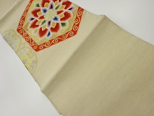 6816168: JAPANESE KIMONO / VINTAGE NAGOYA OBI / TSUZURE / WOVEN
