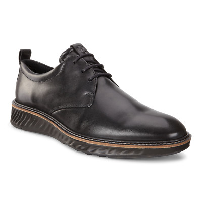 Men's ECCO ST.1 HYBRID PLAIN TOE SHOE Black 836404 01001