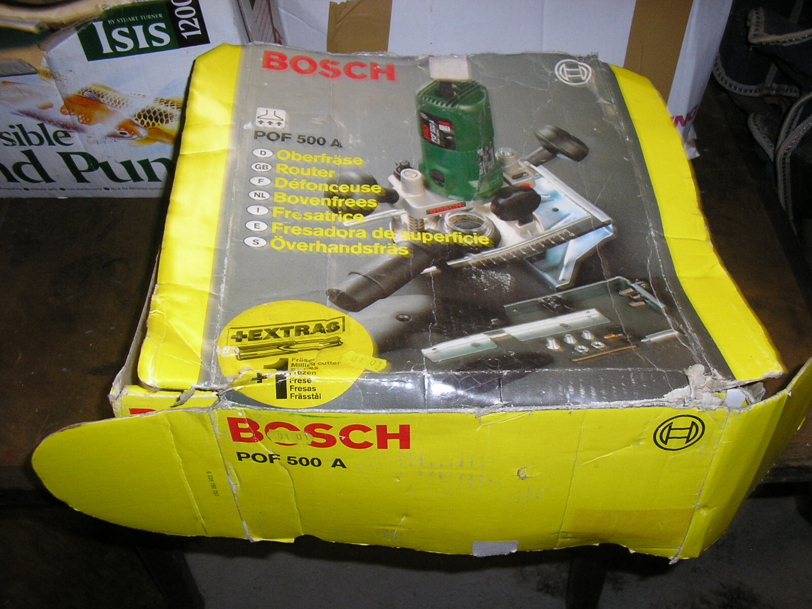 Bosch POF500A corded plunge router. 240v. Made in Switzerland. Boxed. With tools eBay