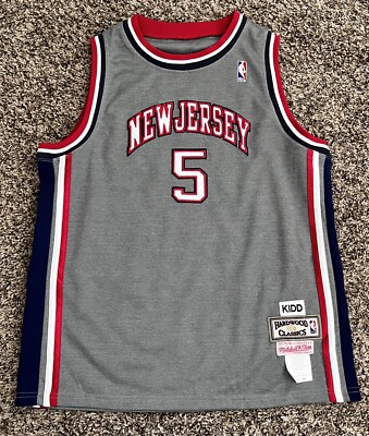 2 x Jason Kidd New Jersey Nets Mitchell & Ness 06-07 Jersey Youth