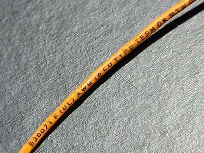 Southwire #16awg 26 Stranded TFFN/AWM/MTW Building Fixture Wire Orange /100ft