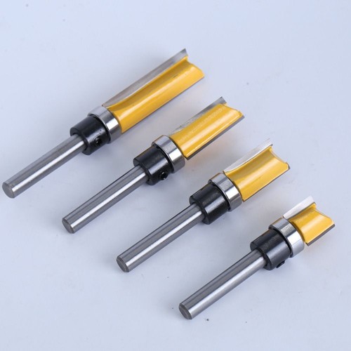 6.35m Shank Trim Router Bit with Bearing Slotting Cutter Woodworking ...