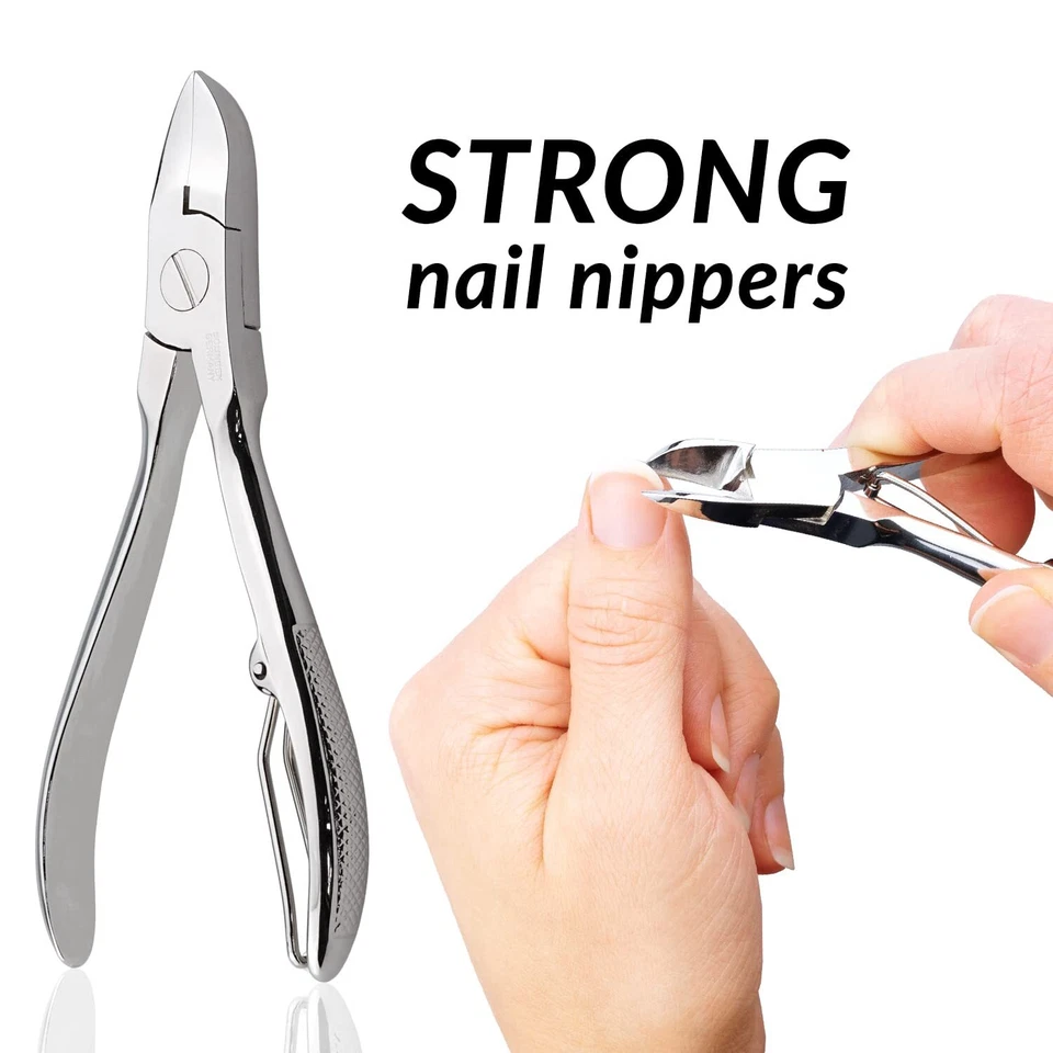 Solingen Mega Maniküre Pediküre Set 12 Teile - Nageletui für Herren und Damen... - Bild 4 von 4