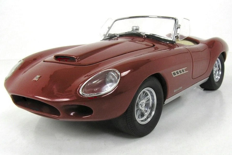 Concept Car Personalizado con Motor Chevy Corvette1 24Clásico Hot Rod Race18 Carrusel Rojo Foto 4 de 4