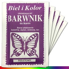 5 X 10 G Peinture Textile Violet Teinture Pour Tissu Batik Teinture Pour Tissu