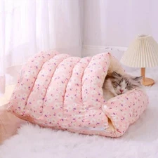 Kitten Warm Winter Basket for Cats Bed Beds Accessories Cushions Things Goods